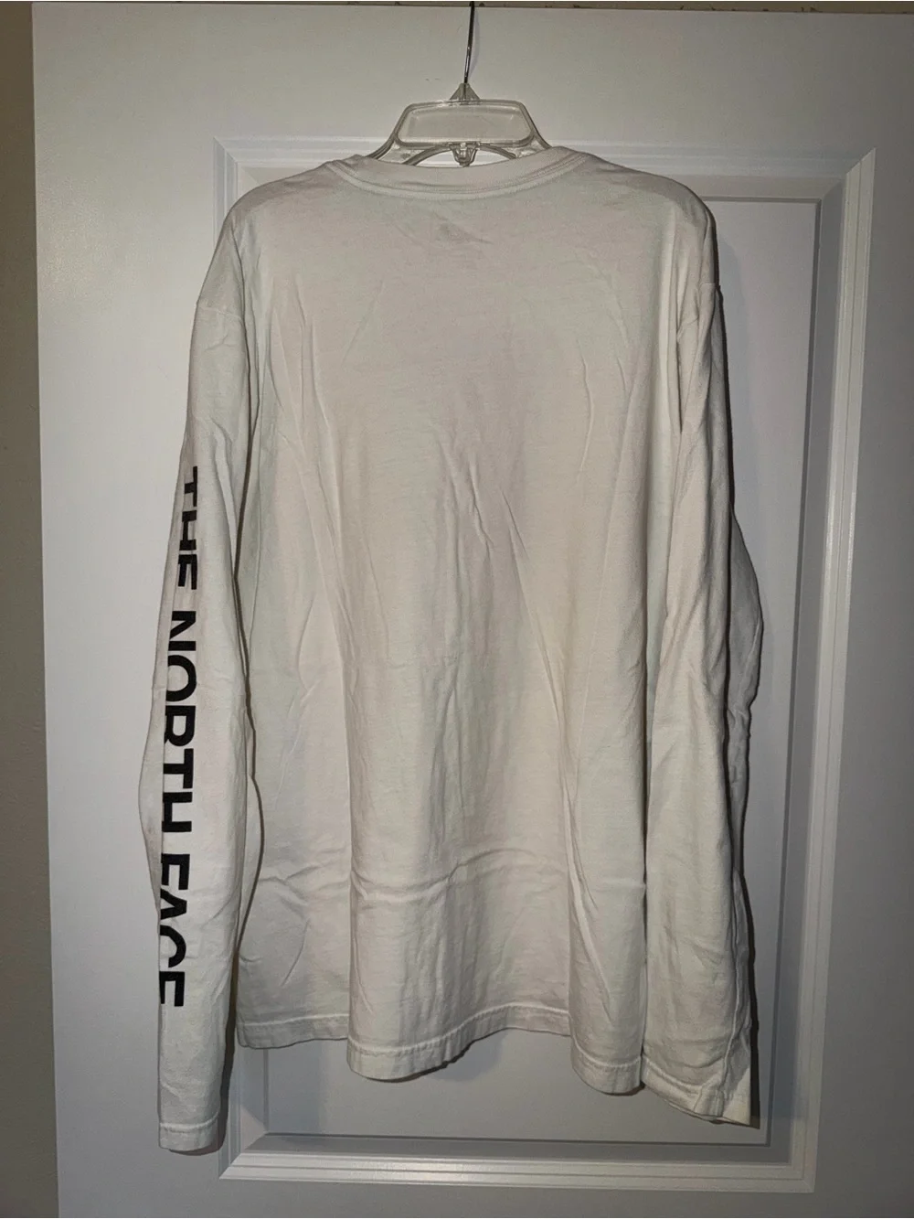 The North Face clean white